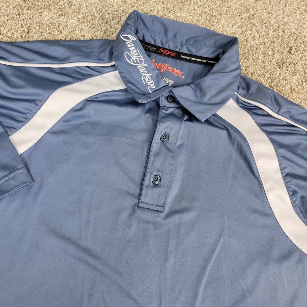 Barrett Jackson Signature Series 50th Anniversary Mens XL Performance Polo